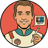 Illustration of a designer